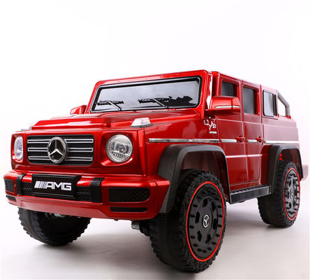 Não há pintura 12 V de carro elétrico com controle remoto e assentos de couro