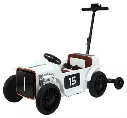 Material de plástico PP Carro de brinquedo elétrico de 12 V com controle parental e reboque