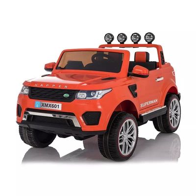 Controle remoto 12V motor quatro rodas bateria operada crianças andar de carro para crianças azul