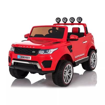 Controle remoto 12V motor quatro rodas bateria operada crianças andar de carro para crianças azul