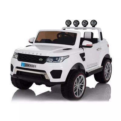 Controle remoto 12V motor quatro rodas bateria operada crianças andar de carro para crianças azul
