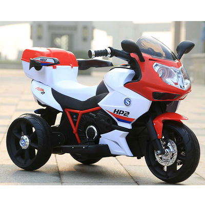 Crianças de plástico Alimentadas por bateria elétrica Três rodas de motocicletas para crianças de 3 a 8 anos