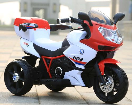 Crianças de plástico Alimentadas por bateria elétrica Três rodas de motocicletas para crianças de 3 a 8 anos