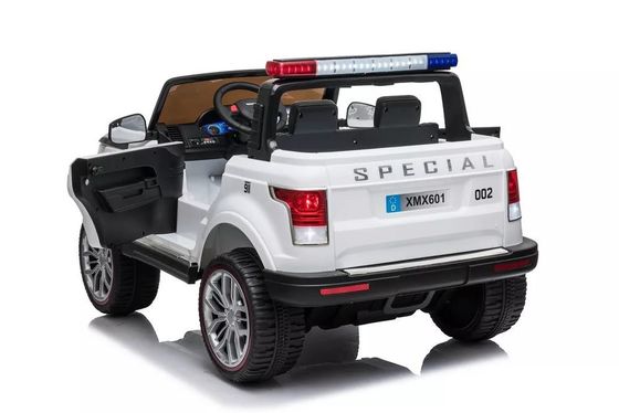 Black Ride On Baby Polícia elétrica SUV Carro com controle remoto brinquedo para crianças grandes