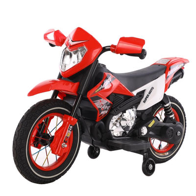 Crianças 6V Ride On Car Motorcycle Motocicleta Elétrica com PP plástico Tipo Laranja