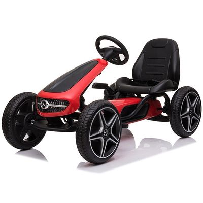 Licenciado Kids Go Kart Carro de brinquedo para crianças Bateria Alimentada 4 rodas Pedal não elétrico