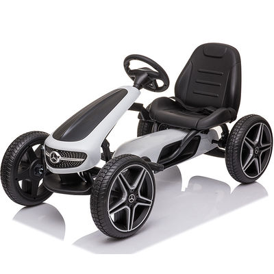 Licenciado Kids Go Kart Carro de brinquedo para crianças Bateria Alimentada 4 rodas Pedal não elétrico