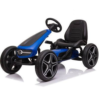 Licenciado Kids Go Kart Carro de brinquedo para crianças Bateria Alimentada 4 rodas Pedal não elétrico