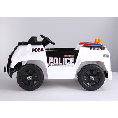 Fornecer diretamente crianças brinquedo passeio em carro 2 lugares 6V 12V carro de polícia elétrico para crianças