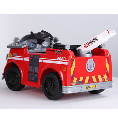 2022 Hot Ride On Car 6V 12V Electric Fire Track Car Toy para Aventura de diversão das crianças