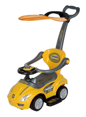Outlet Crianças Carro Vermelho Rosa Amarelo Brinquedo de Segurança Passeio em Carro de Empujar para Idades de 2-4 Anos