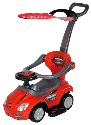 Outlet Crianças Carro Vermelho Rosa Amarelo Brinquedo de Segurança Passeio em Carro de Empujar para Idades de 2-4 Anos