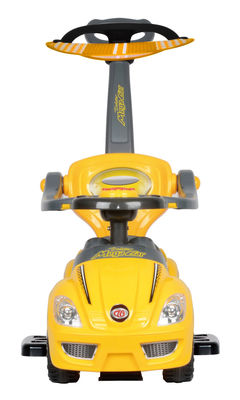 Outlet Crianças Carro Vermelho Rosa Amarelo Brinquedo de Segurança Passeio em Carro de Empujar para Idades de 2-4 Anos