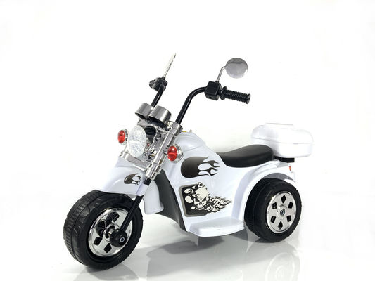 Crianças elétricas de Enduro de plástico de três rodas montam carros com luzes e velocidade ajustável