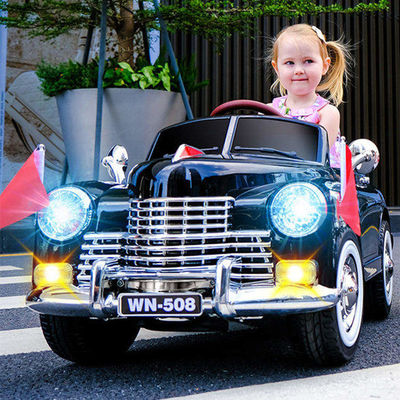 Pintura vermelha/preta Crianças elétricas montam carros 12V com USB/MP3 para crianças Carro de brinquedo de bebê