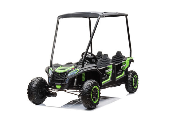 24v Bateria 4x4 plástico UTV Quatro-assento carro elétrico infantil com Carport 4-Wheeler