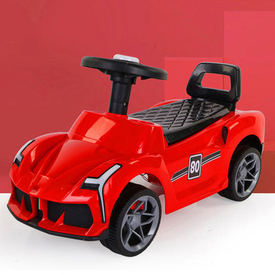 Botão de interruptor de música Uma chave de início-parada Scooter de equilíbrio para crianças Passear em carrinho de balanço bonito