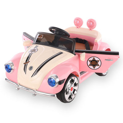Escaravelho Crianças de viagem elétrica em carro 4 rodas Princesa Rosa Cartão Tamanho 101 * 54.5 * 33CM