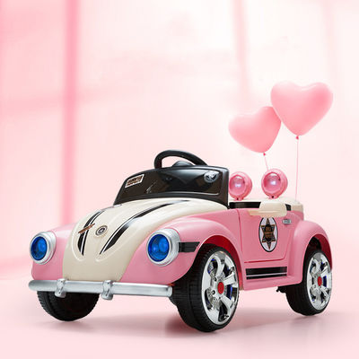 Escaravelho Crianças de viagem elétrica em carro 4 rodas Princesa Rosa Cartão Tamanho 101 * 54.5 * 33CM