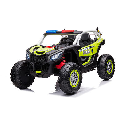 Veículo de brinquedo de 2 lugares Carro de passeio com controle remoto de plástico 2.4G e alimentado por bateria