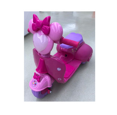 390 * 1 Motor 6v Pink Electric Baby Motorcycle Scooters Ride On Car para crianças Brinquedos
