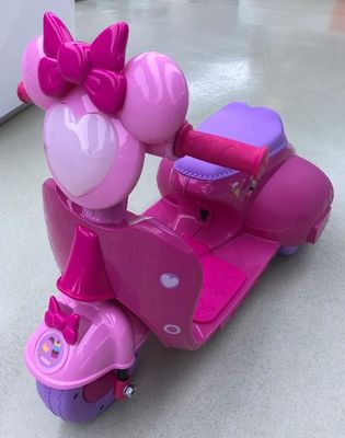 390 * 1 Motor 6v Pink Electric Baby Motorcycle Scooters Ride On Car para crianças Brinquedos