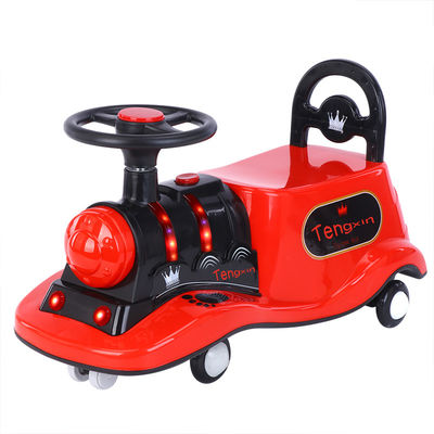 Flash Silent Wheel Música e Iluminação Passeio em Bumper Swing Carros Baby Balance Carro para Crianças