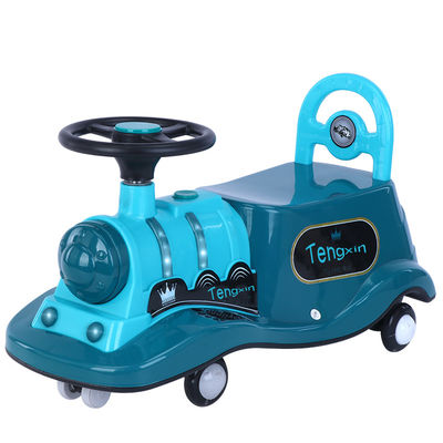 Flash Silent Wheel Música e Iluminação Passeio em Bumper Swing Carros Baby Balance Carro para Crianças