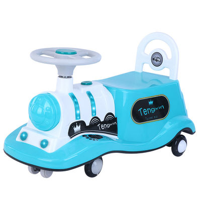 Flash Silent Wheel Música e Iluminação Passeio em Bumper Swing Carros Baby Balance Carro para Crianças