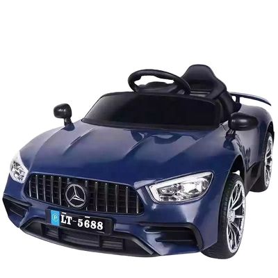 Bateria de 12 V Roda elétrica branca Carro de brinquedo com controle remoto e arranque de uma chave