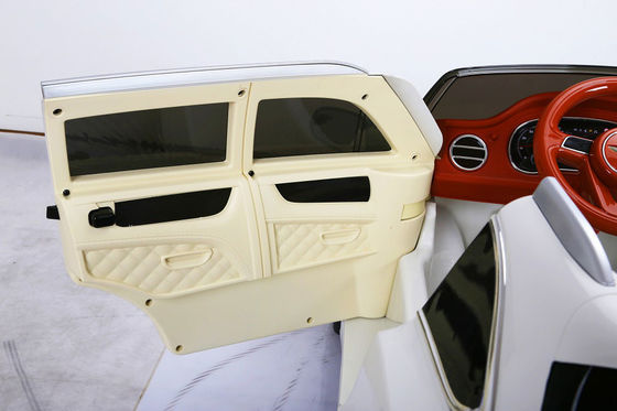 Caminhada elétrica em carro para crianças 6V/12V Bateria controle remoto Single Seat Cor Branca