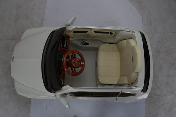 Caminhada elétrica em carro para crianças 6V/12V Bateria controle remoto Single Seat Cor Branca