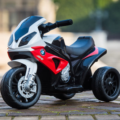2022 Design Ride de crianças em motocicleta elétrica com material PP e terceira roda