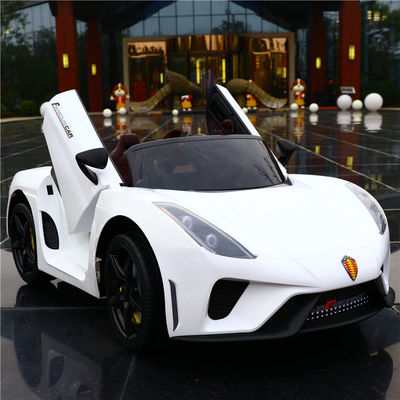 Crianças Unisex Carro Eléctrico 12v com Controle Remoto Duplo Drive Música e Função de Swing