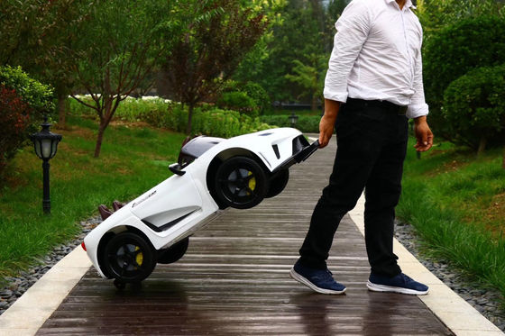 Crianças Unisex Carro Eléctrico 12v com Controle Remoto Duplo Drive Música e Função de Swing
