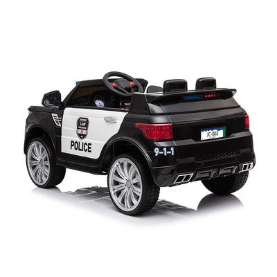 Automóvel de polícia elétrico brinquedos de passeio em carro para crianças amplamente utilizado superior 12v 2 carros para crianças