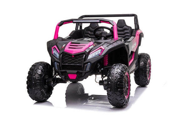 555*2 Motor Branco 24V Crianças Viajam em Carro 2022 UTV elétrico recarregável com dois assentos