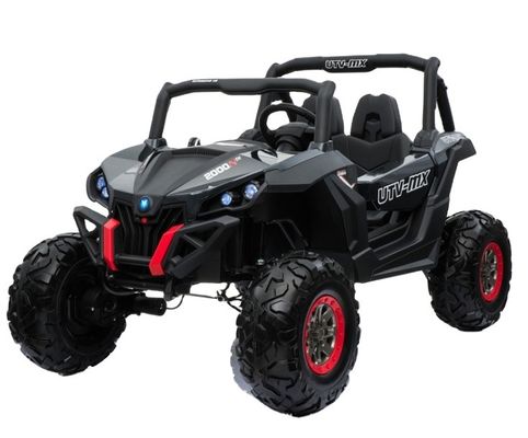 2.4G controle remoto UTV plástico 2 lugares grande 12V elétrico passeio em carro para crianças bateria quente
