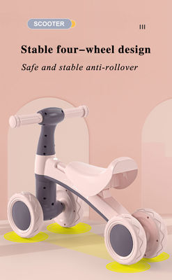 2023 Plastic Balance Bike Scooter Carro para Crianças Rosa/Azul Sem Pedal Bike Bike
