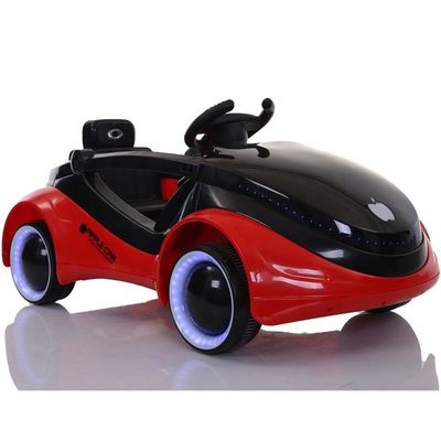 Crianças de viagem elétrica no carro com controle remoto música e luzes de plástico 380 * 2 motor