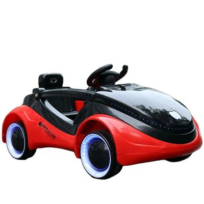 Crianças de viagem elétrica no carro com controle remoto música e luzes de plástico 380 * 2 motor