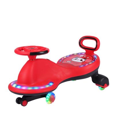 Crianças Andam em Scooters Car Bike Brinquedos com Luzes de Música e rodas silenciosas de PU
