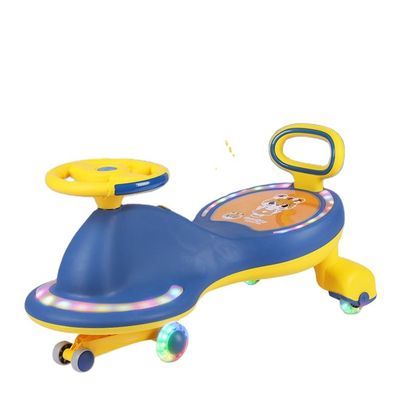 Crianças Andam em Scooters Car Bike Brinquedos com Luzes de Música e rodas silenciosas de PU