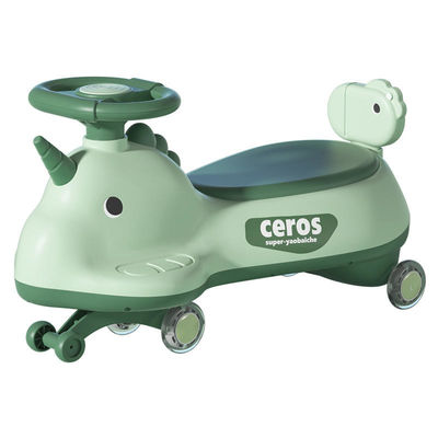 Anti-Rollover Flash Wheel Swing Ride On Scooter Carro para Crianças Cartão Tamanho 69*25*32cm