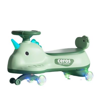 Anti-Rollover Flash Wheel Swing Ride On Scooter Carro para Crianças Cartão Tamanho 69*25*32cm