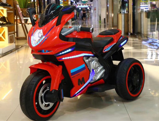 Crianças de 2 a 8 anos montam motocicleta com música e luz / bateria recarregável de 12V