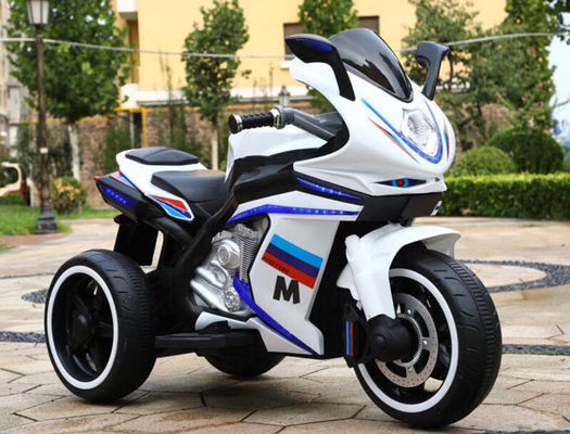 Crianças de 2 a 8 anos montam motocicleta com música e luz / bateria recarregável de 12V