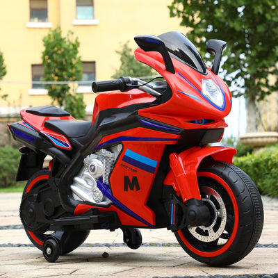 Crianças de 2 a 8 anos montam motocicleta com música e luz / bateria recarregável de 12V