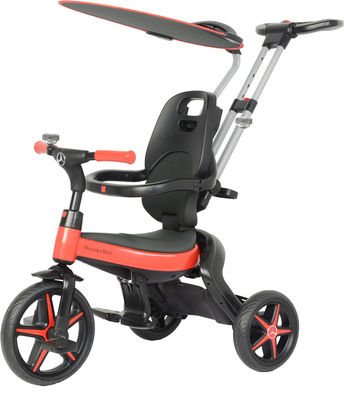2023 Triciclo unisex para crianças andar de bicicleta dobrável Carro Tipo de plástico PP e roda EVA