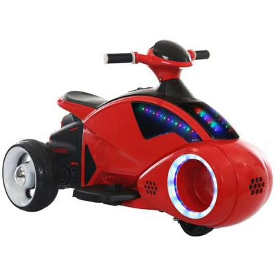 Ride On Toy 3-Wheel Motorcycle Elétrico para Crianças com rodas e música